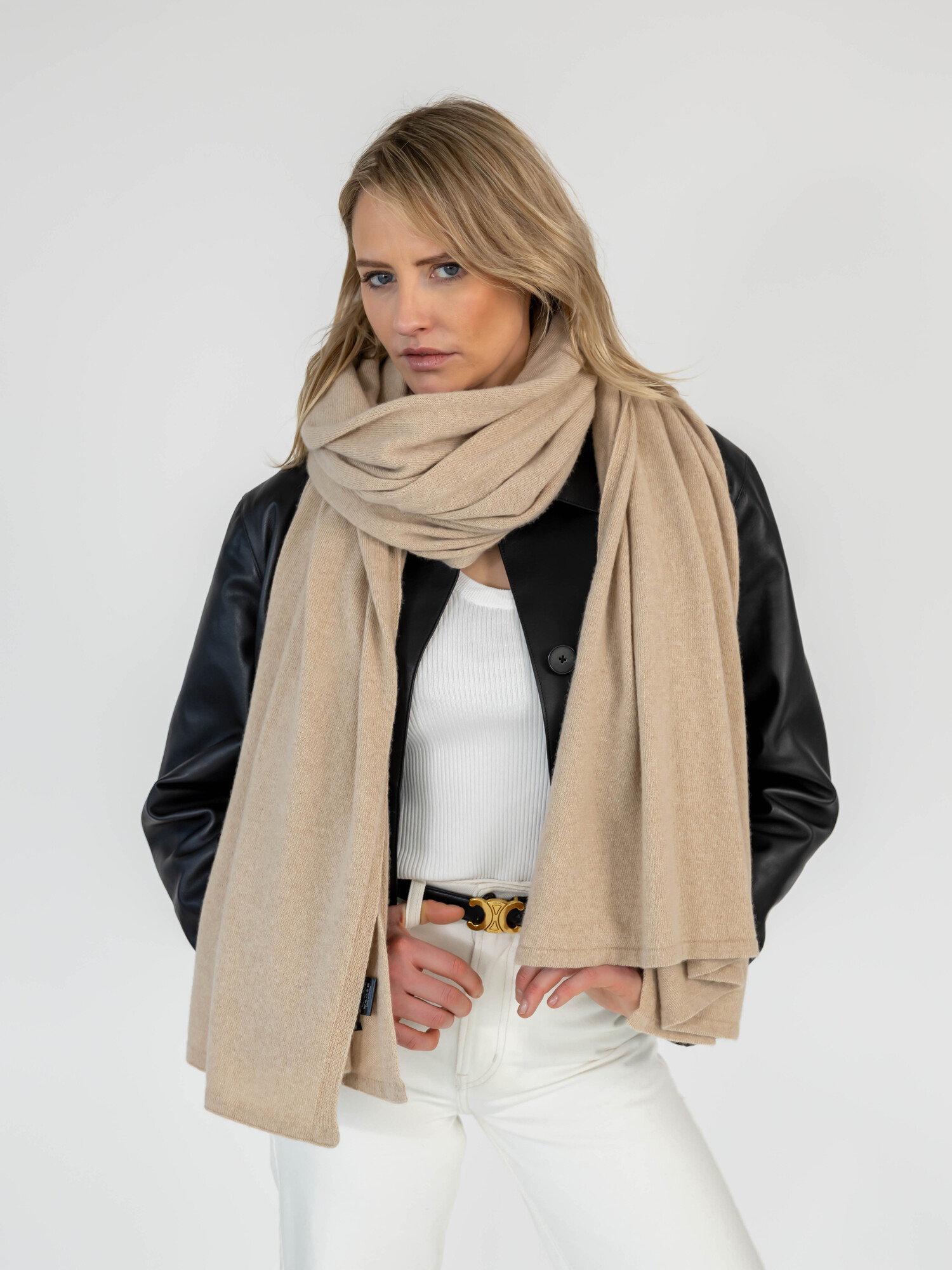 C.O.S.Y by SjaalMania Sjaal Cosy Chic Light Beige