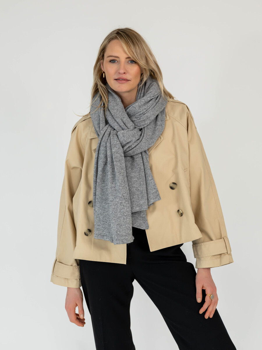 Sjaal Cosy Chic Mid Grey Melee