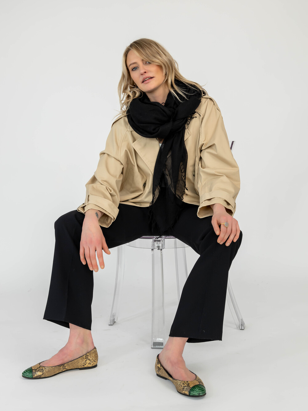 Scarf Cosy Cashmy Solid Black