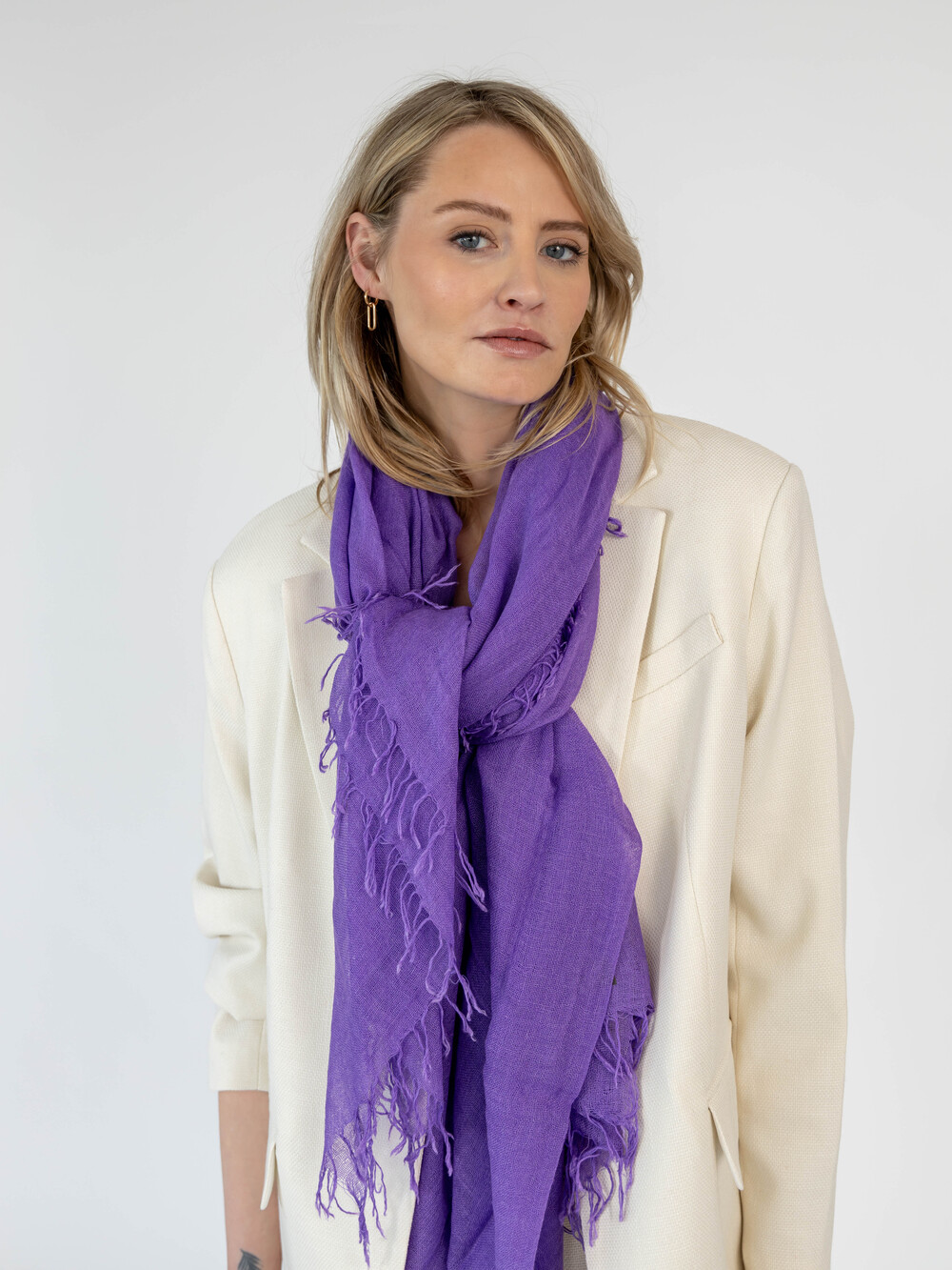 Scarf Cosy Cashmy Deep Lavender