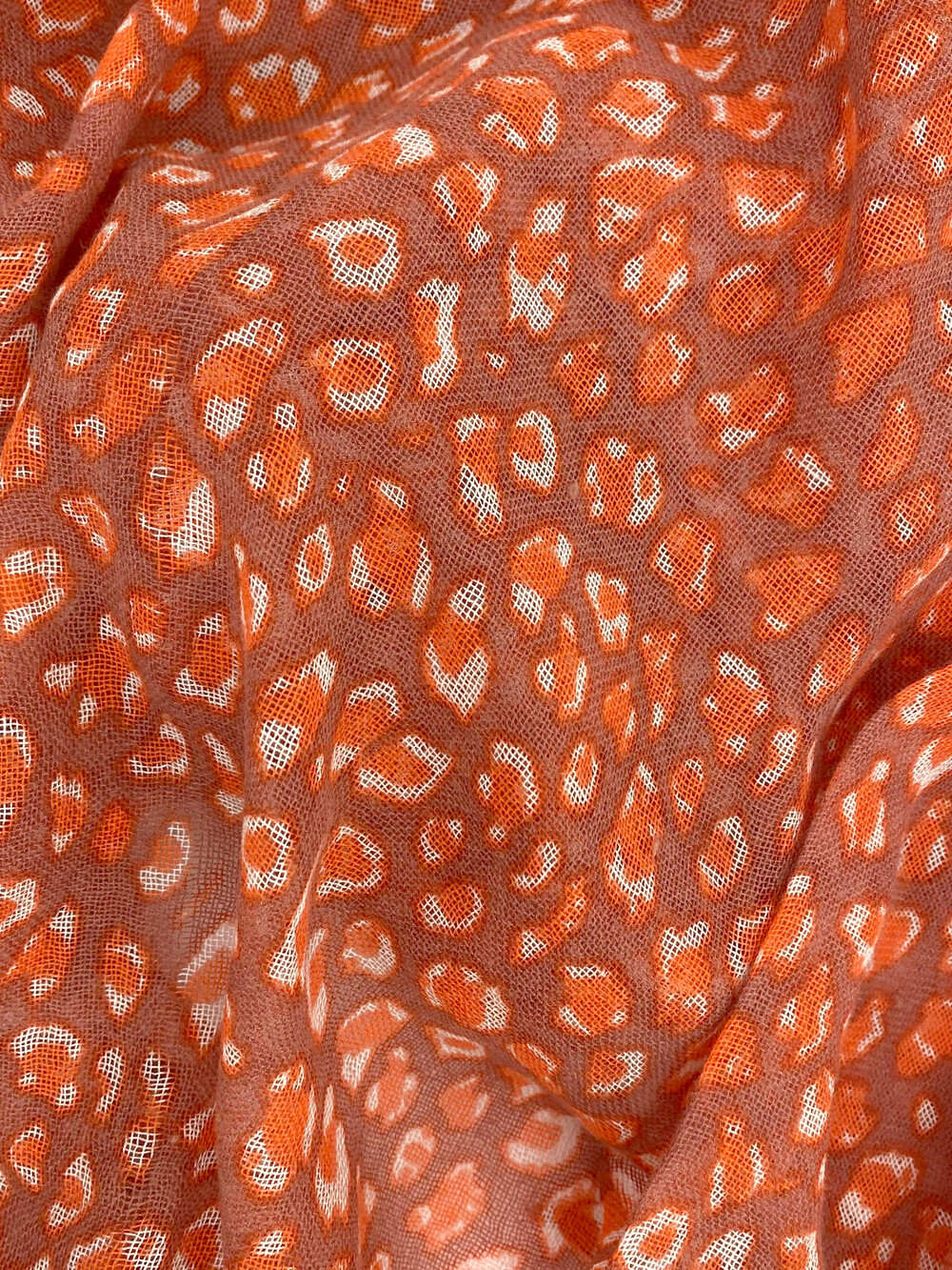 Schal Cosy Cashmy Leopard Coral