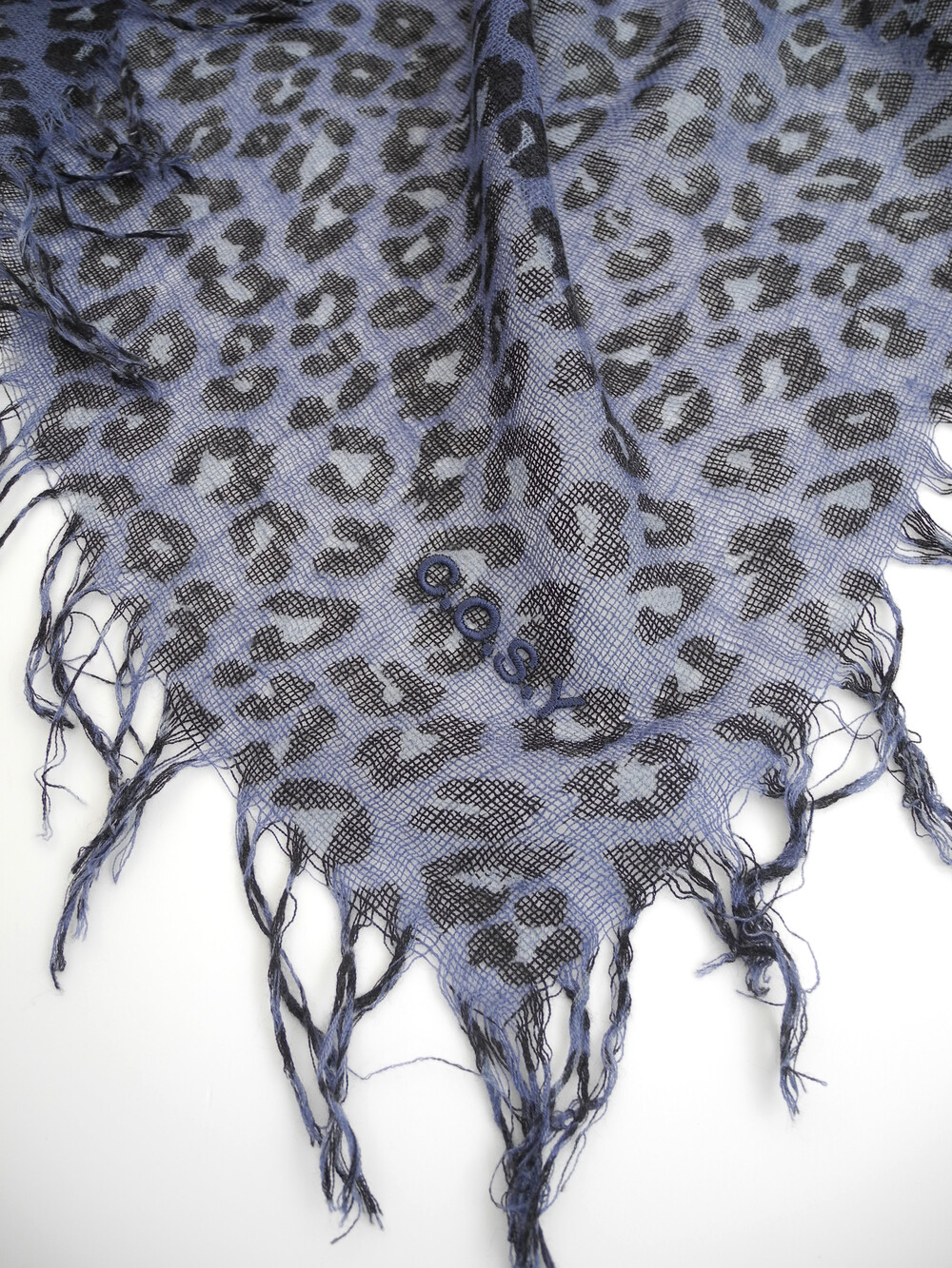 C.O.S.Y by SjaalMania Schal Cosy Cashmy Leopard Blau