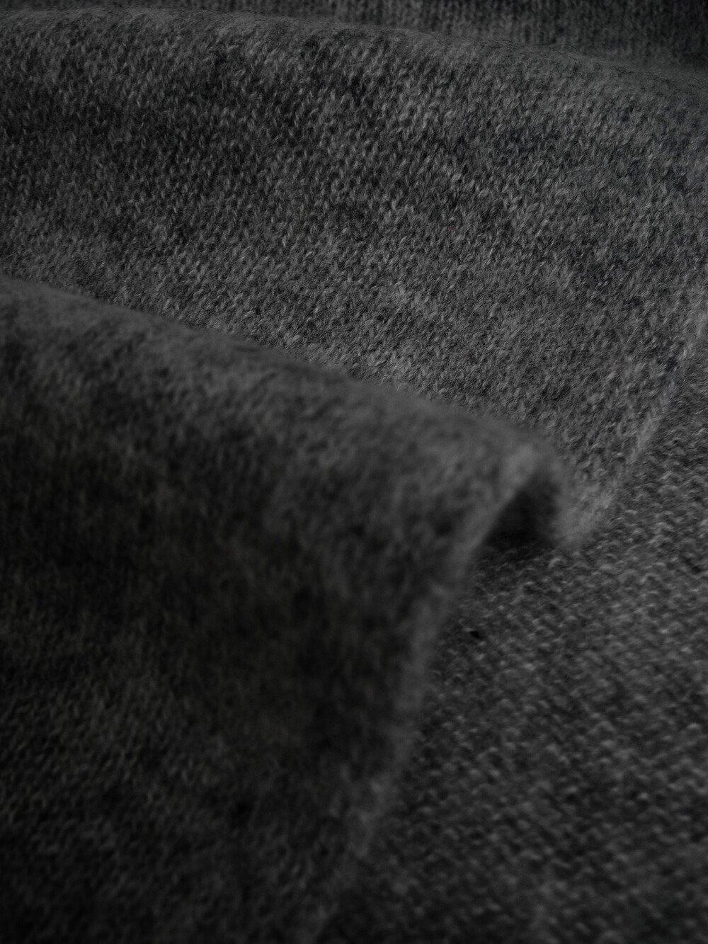 Schal Cosy 100% Kaschmir Charcoal