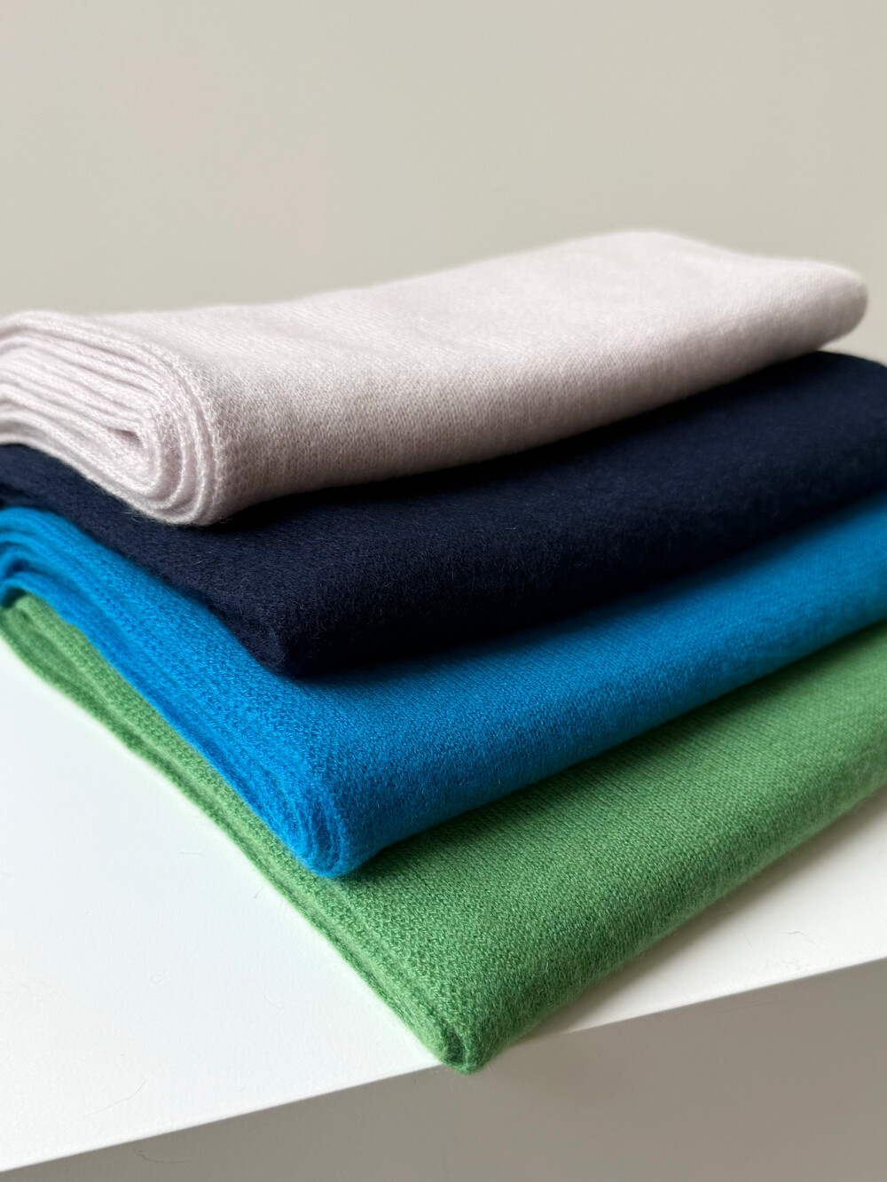 Scarf Cosy 100% Cashmere Azure