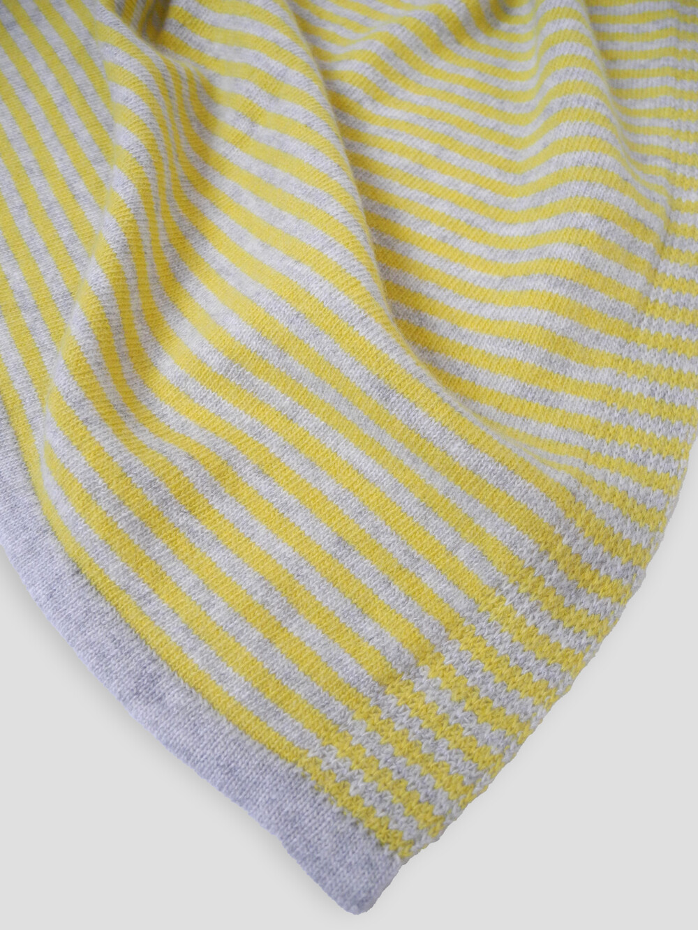 Sjaal Cosy Chic Stripes Vibrant Yellow - Pearl Grey