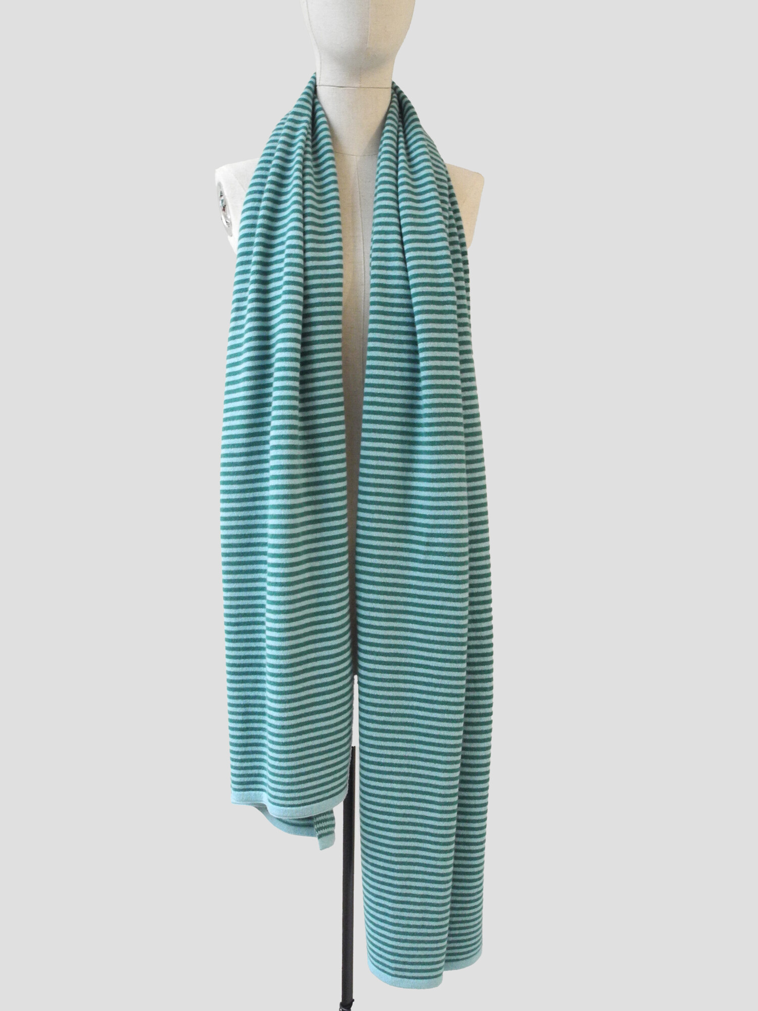 Sjaal Cosy Chic Stripes Aqua - Green and Mean