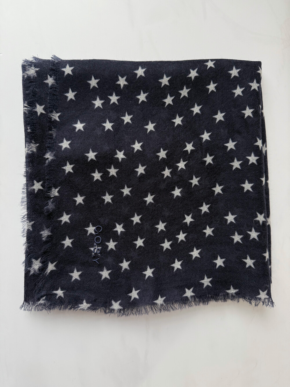 C.O.S.Y by SjaalMania Scarf 100% Cashmere Stars Night Sky
