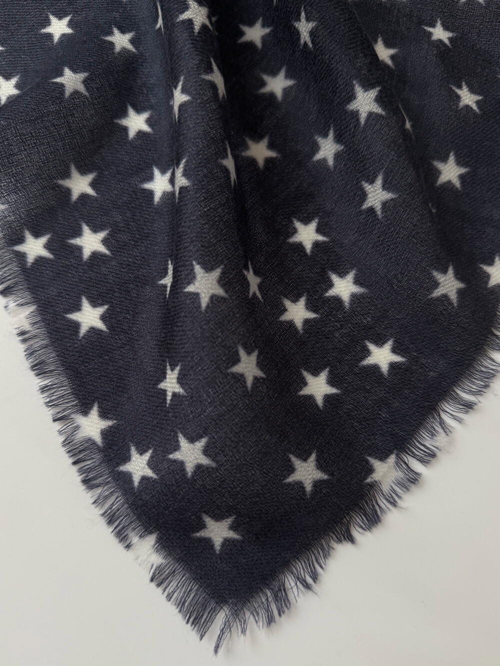 Scarf 100% Cashmere Stars Night Sky