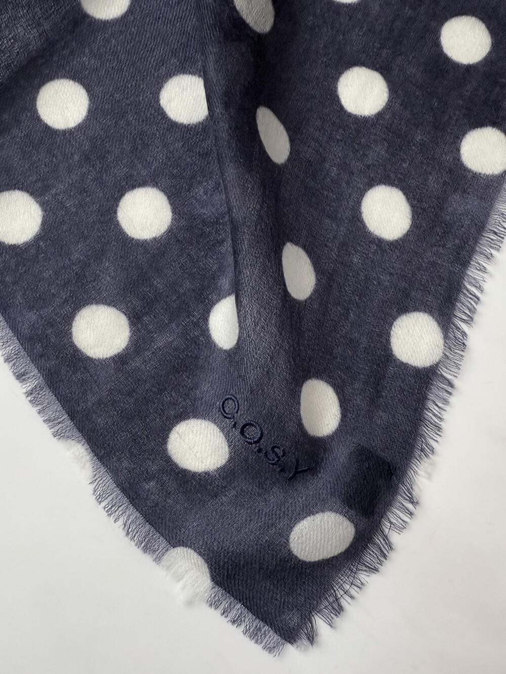 Schal 100% Kaschmir Dots Night Sky