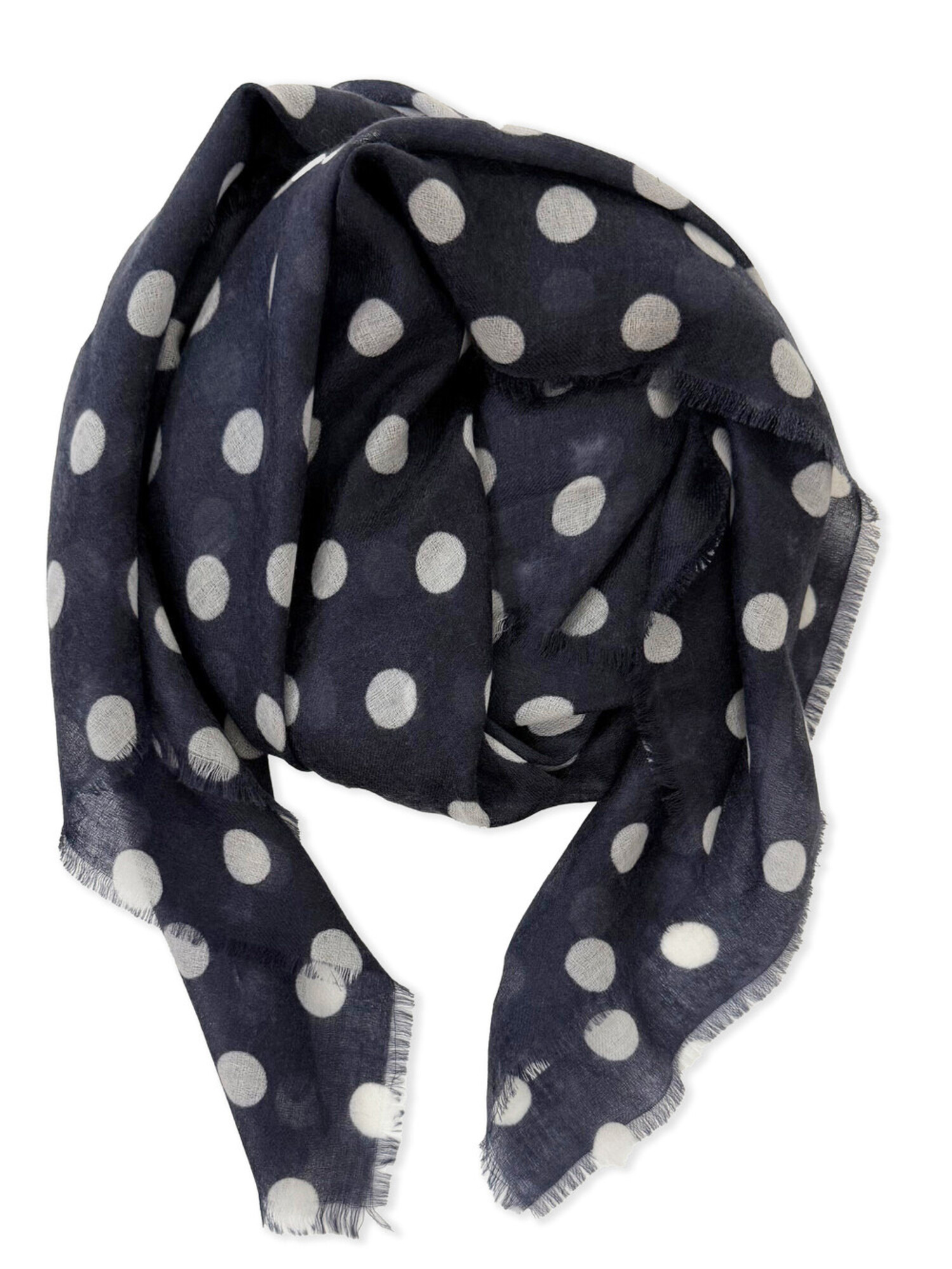 Scarf 100% Cashmere Dots Night Sky