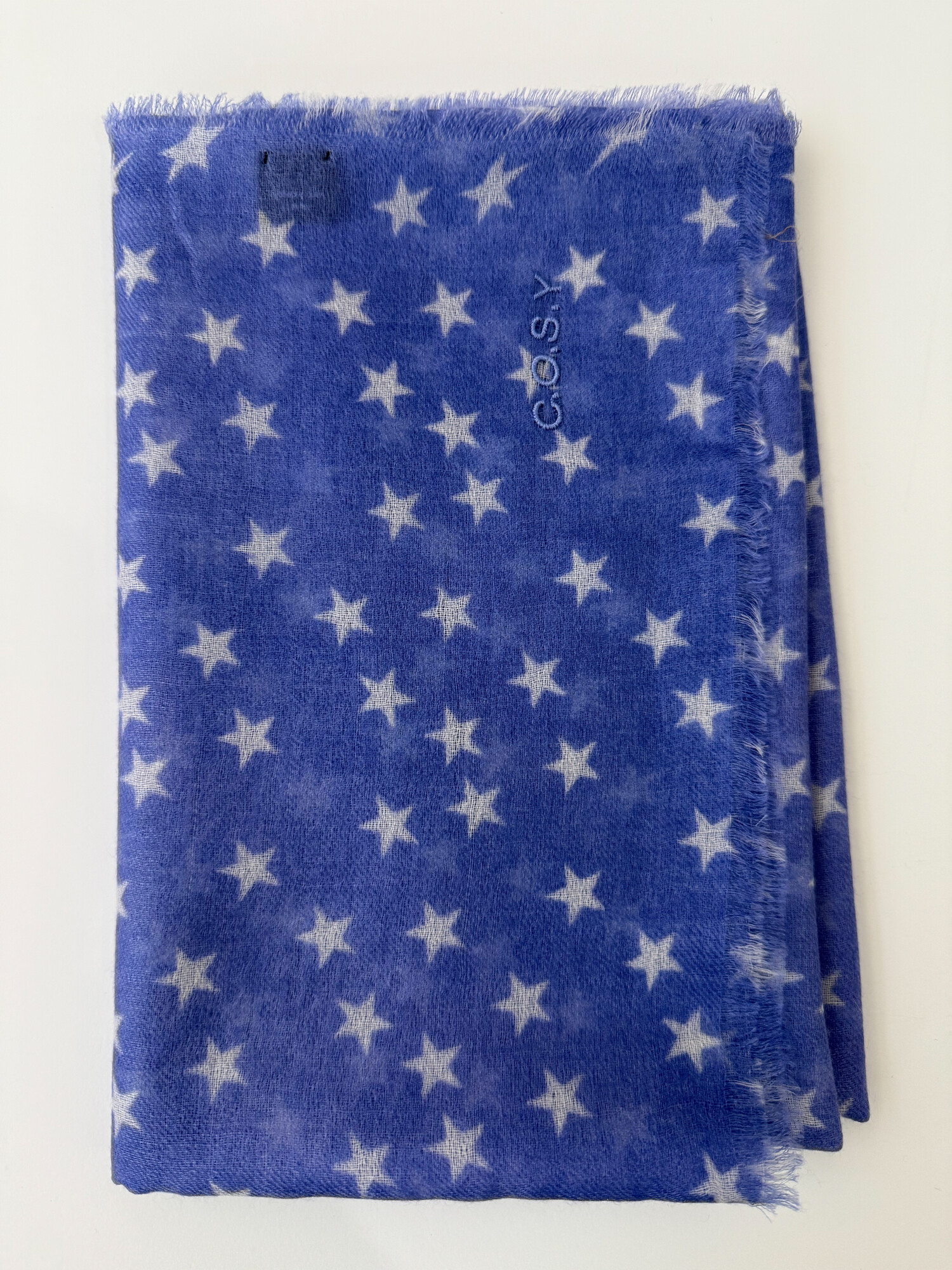 Sjaal Cosy 100% cashmere Stars  Persian Jewel