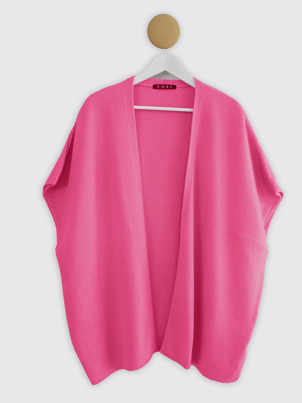 C.O.S.Y by SjaalMania Cosy Strickjacke Himbeerrose