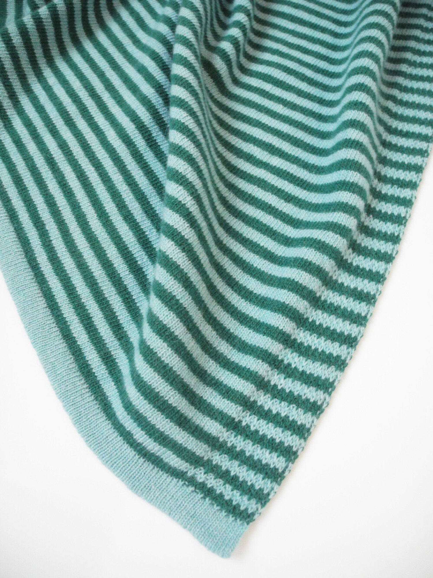 Schal Cosy Chic Stripes Aqua - Grün und Gemeines