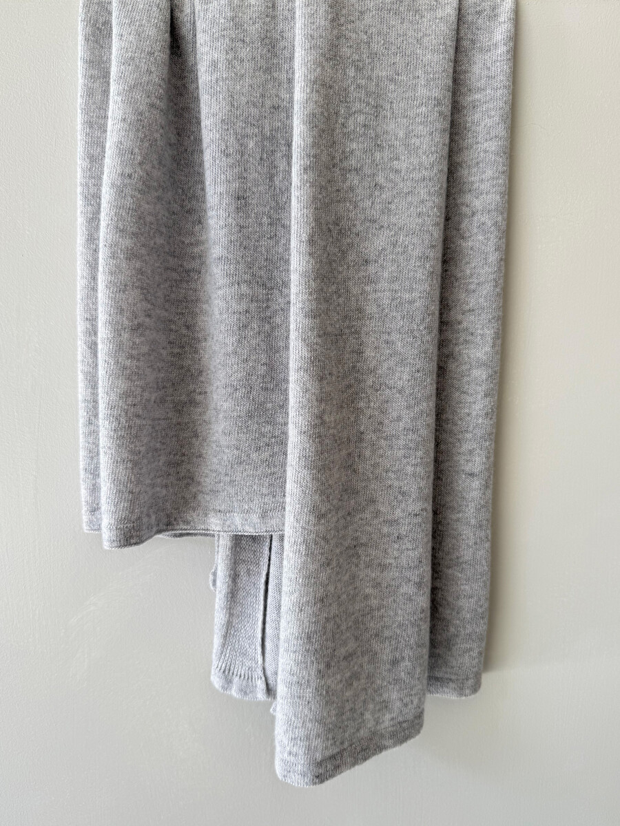 Schal Cozy Short Pearl Grey Melee