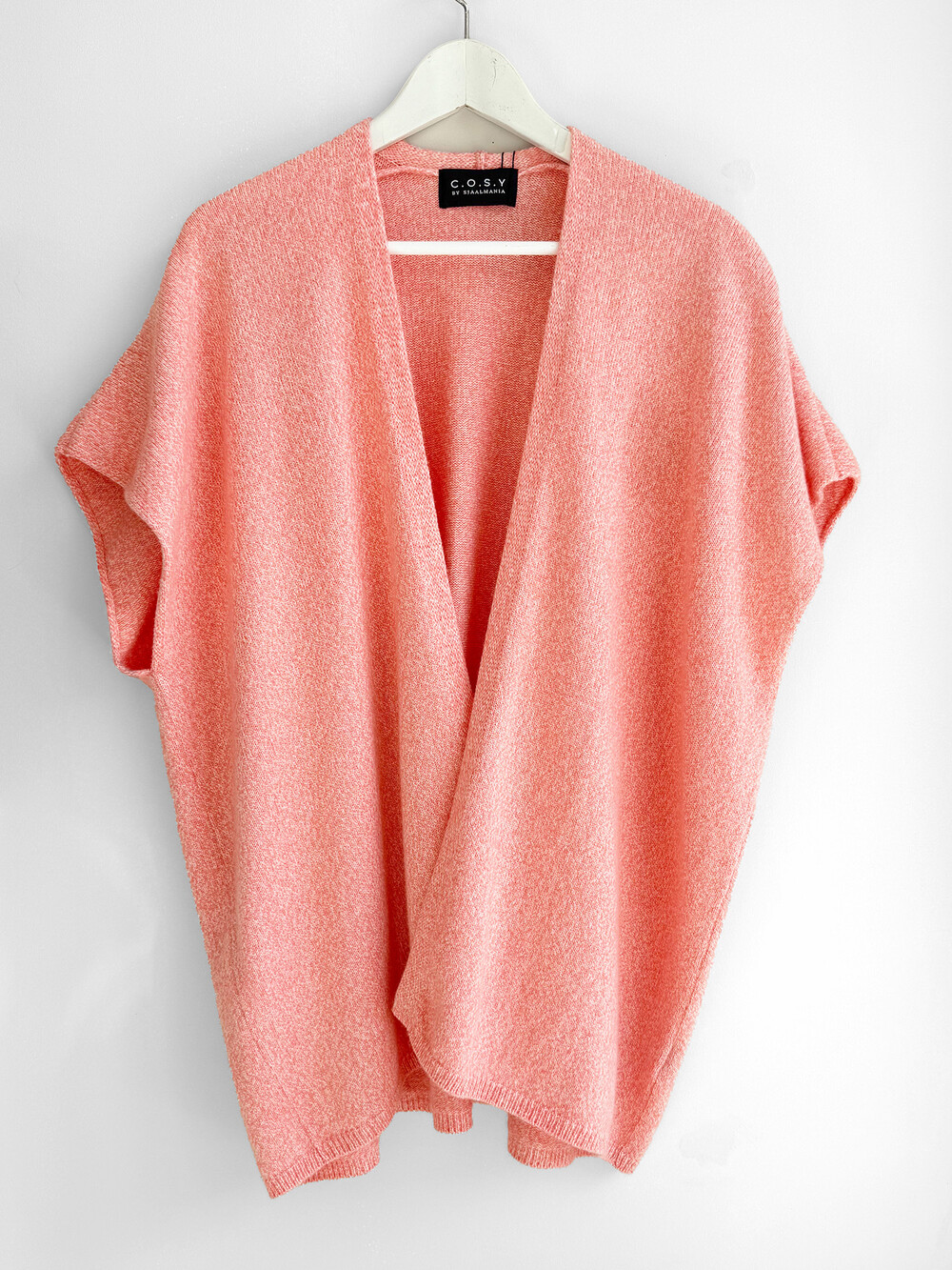 Cosy Strickjacke Creme Brulee / Koralle C.O.S.Y by SjaalMania Cosy Strickjacke Creme Brulee / Koralle