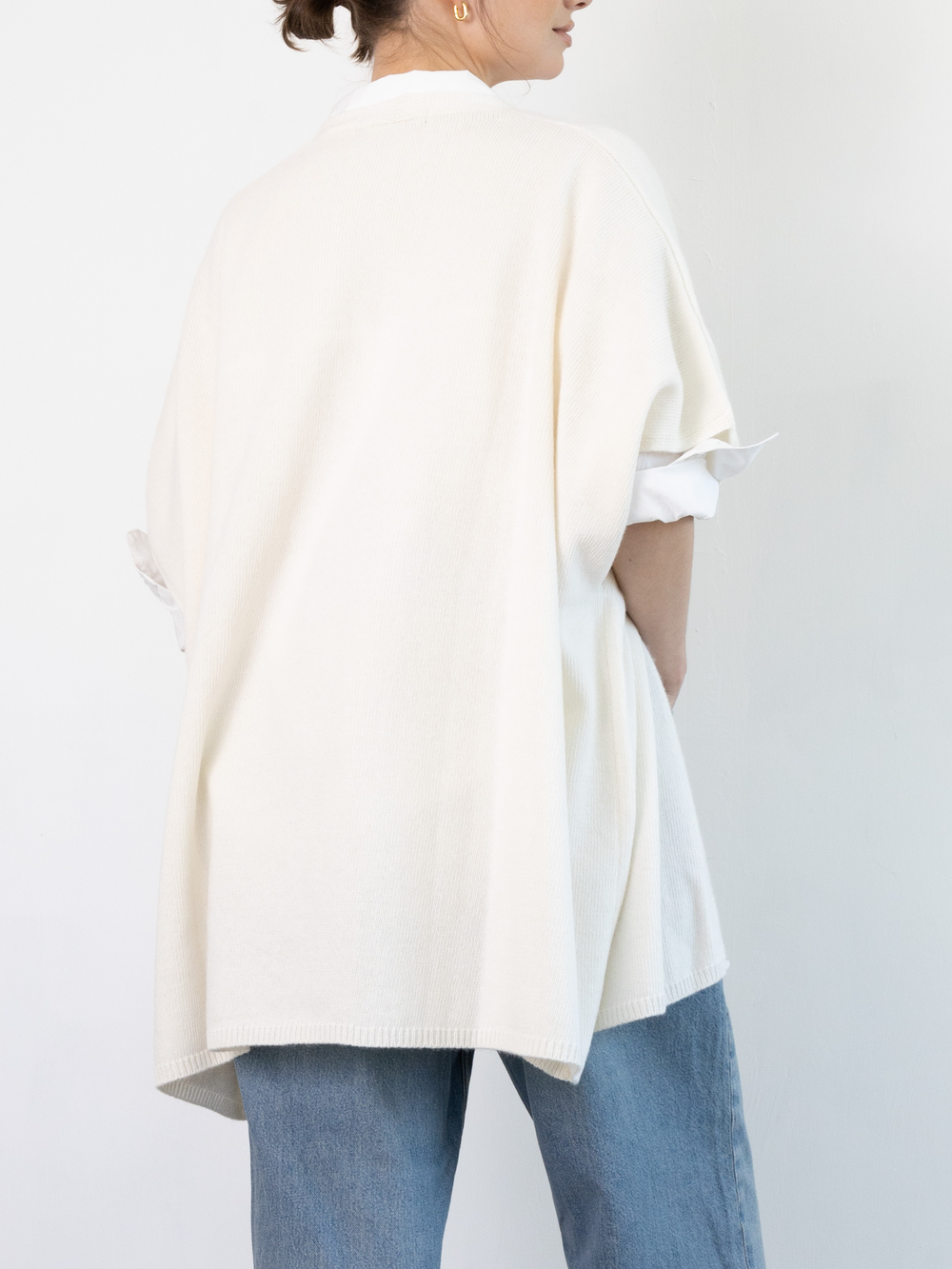 Cosy Strickjacke Cremeweiß C.O.S.Y by SjaalMania Cosy Strickjacke Cremeweiß