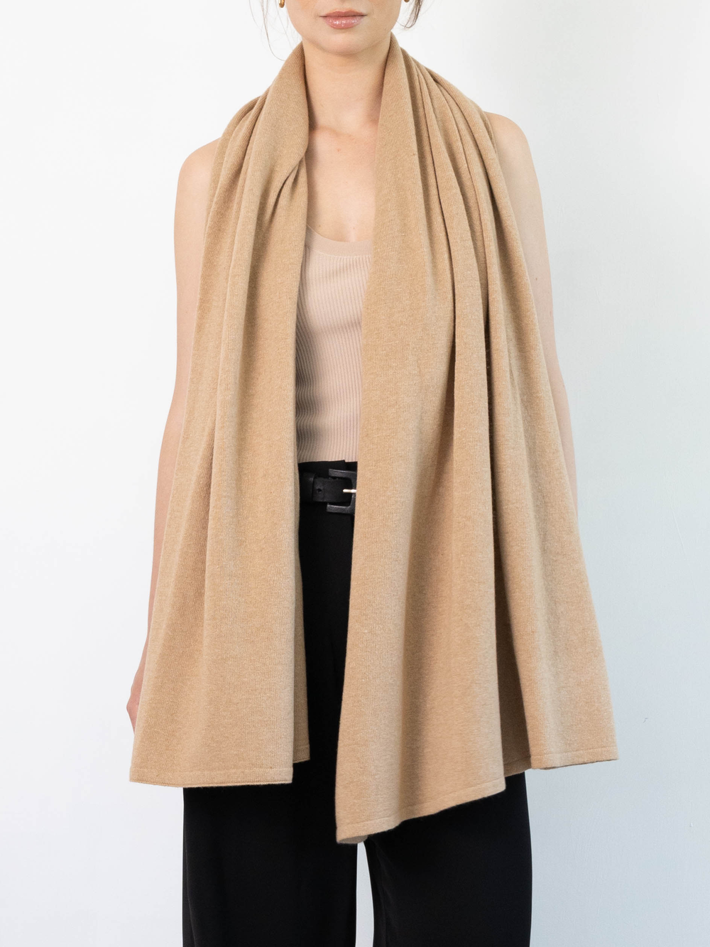 Schal Cosy Short Camel Beige C.O.S.Y by SjaalMania Schal Cosy Short Camel Beige