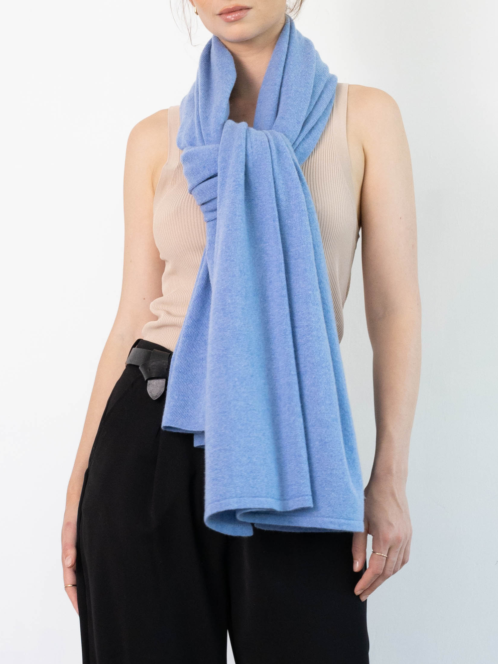 C.O.S.Y by SjaalMania Schal Cosy Short Mid Denim