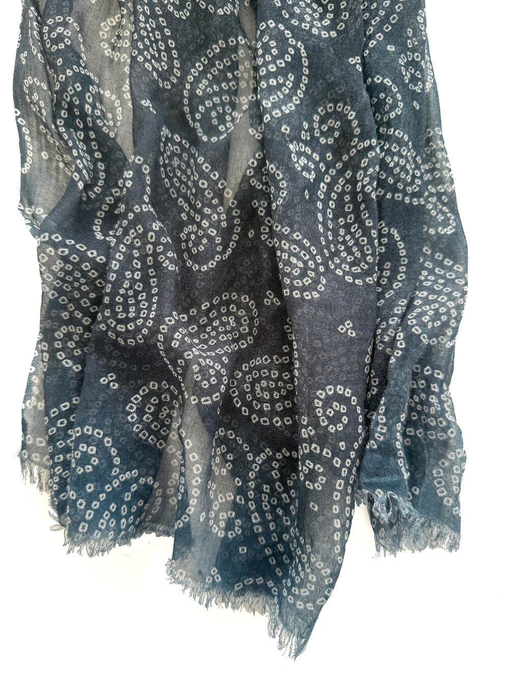 Sjaal Cosy Paisley Real Teal