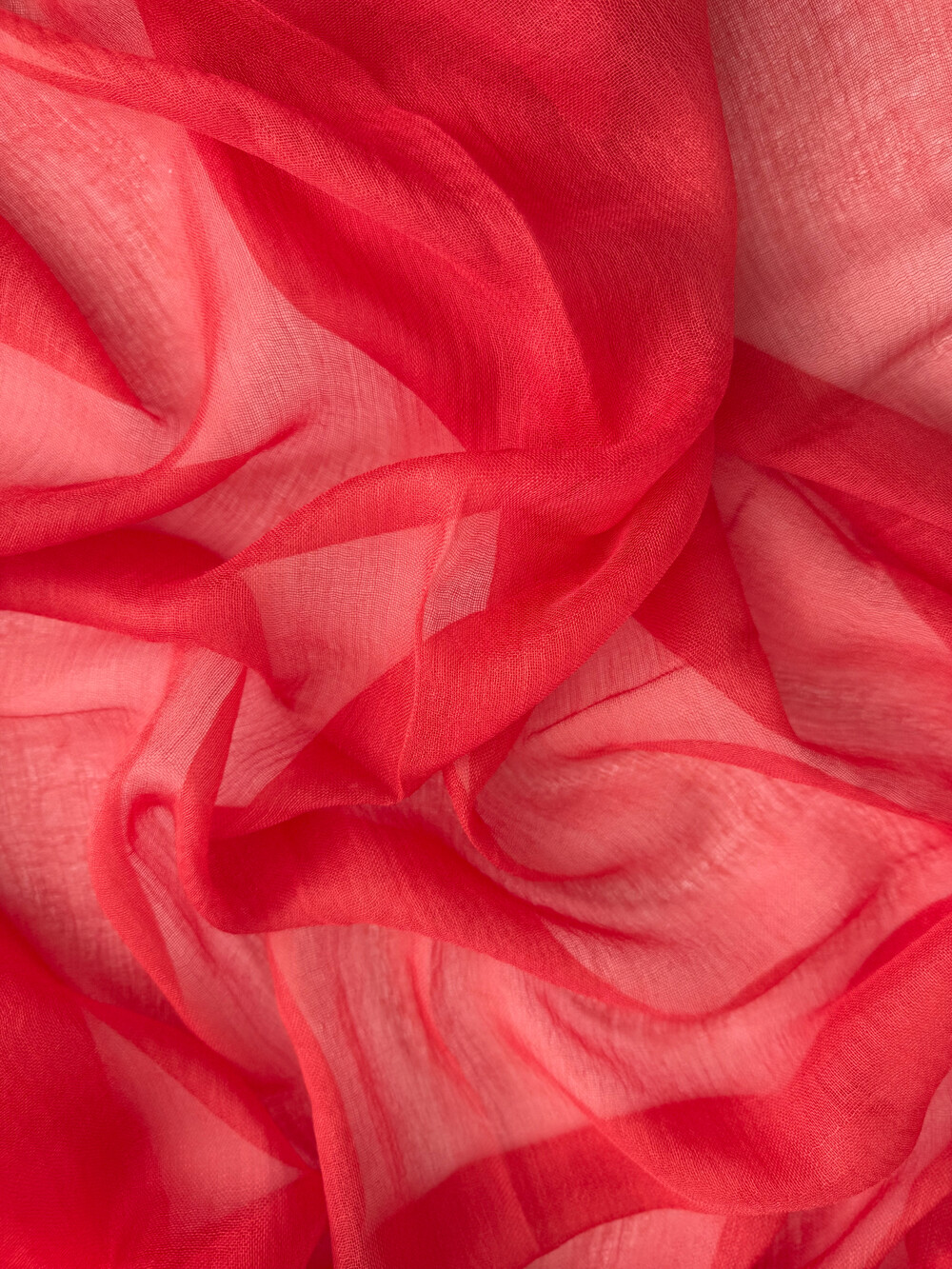 Sjaal Cosy Solid Tangerine Tango