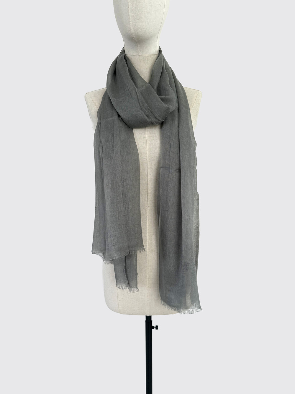 Sjaal Cosy Solid Olive Branch