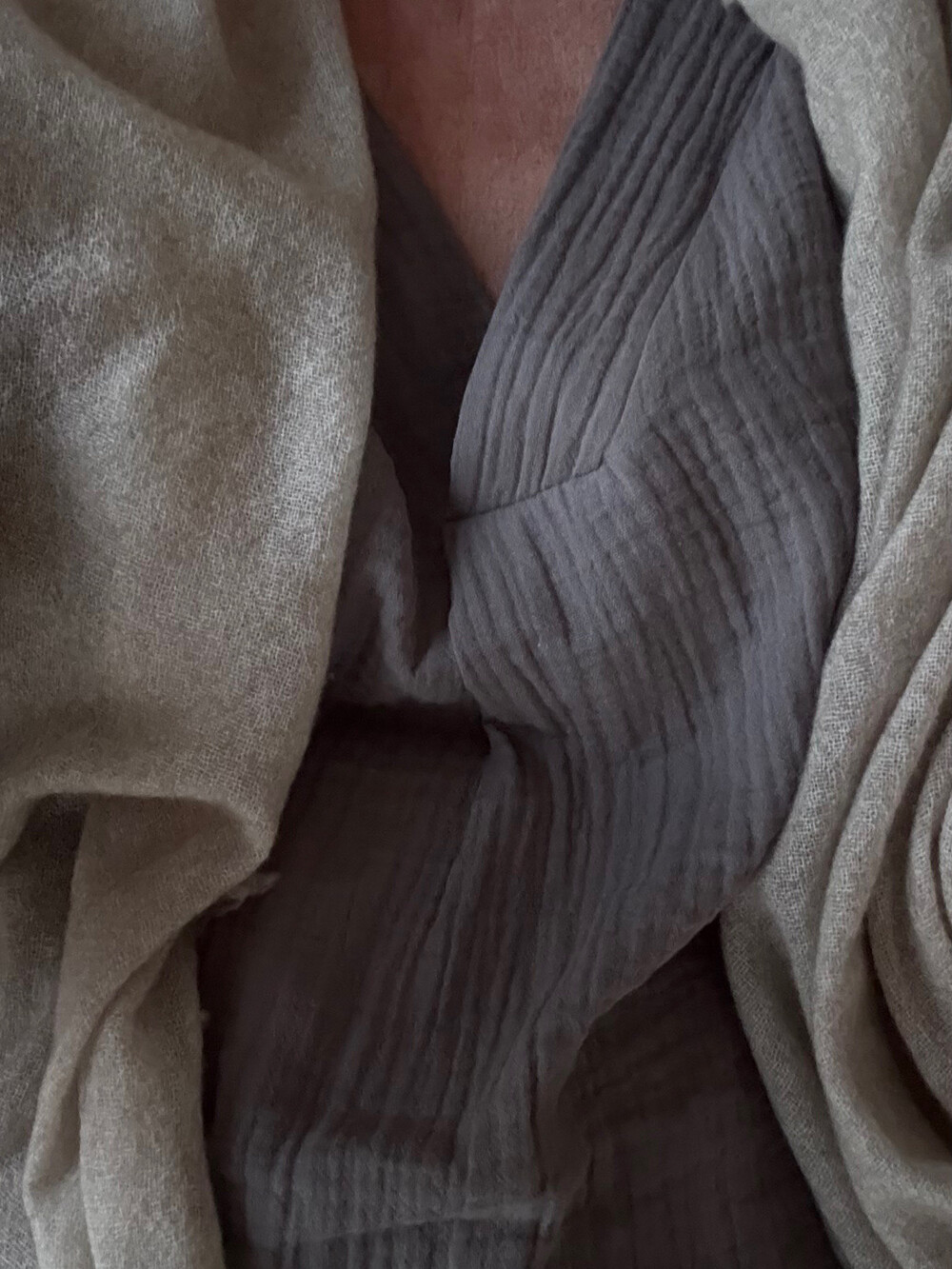 Cosy Tunic Dress Dark Gray