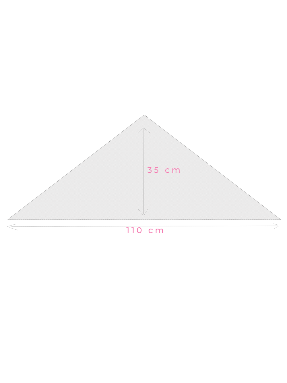 Schal Cosy Triangle Small Oatmeal