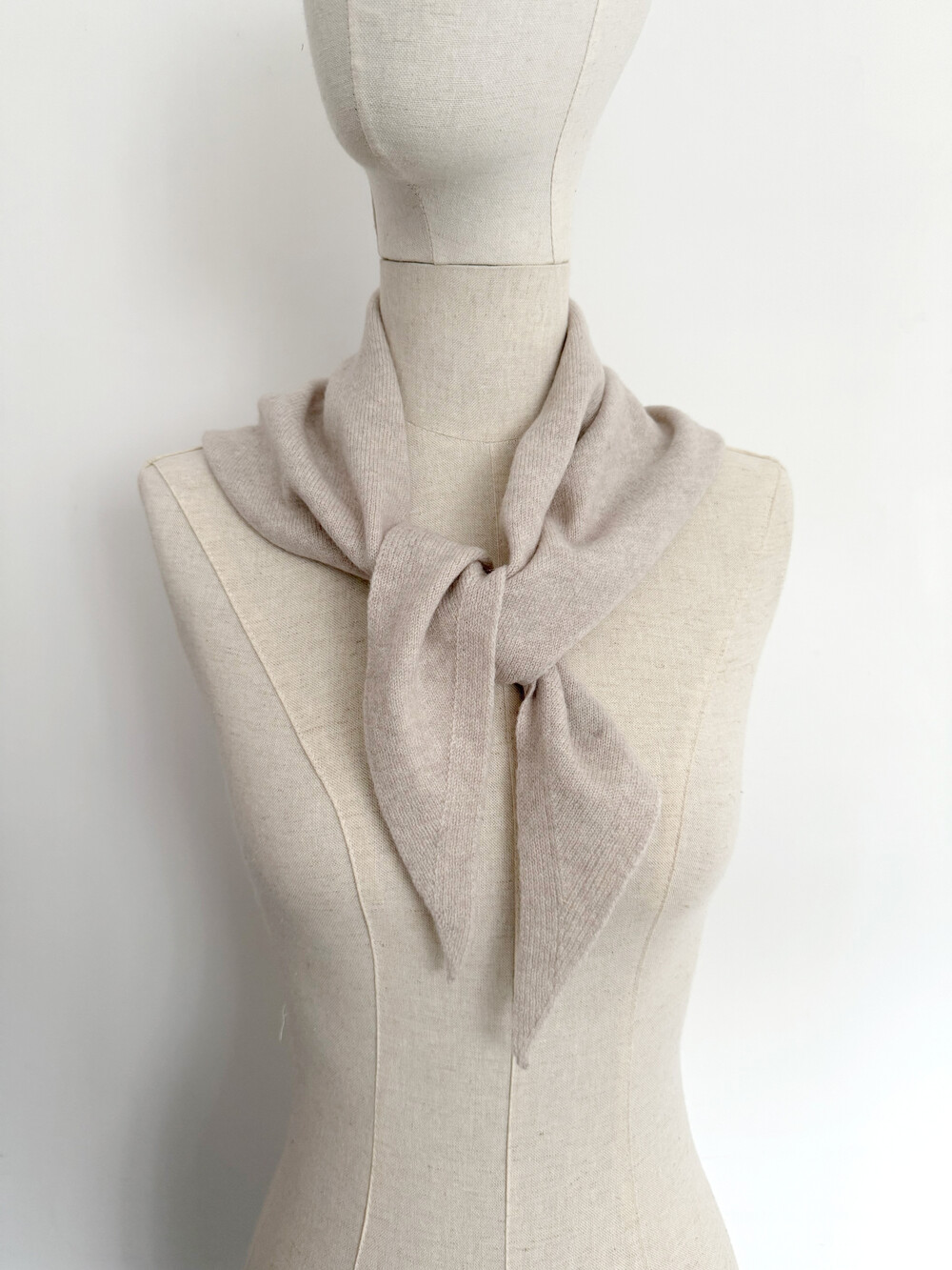 Sjaal Cosy Triangle Oatmeal