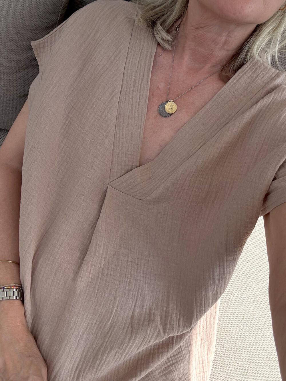 Cosy Tunic Dress Taupe