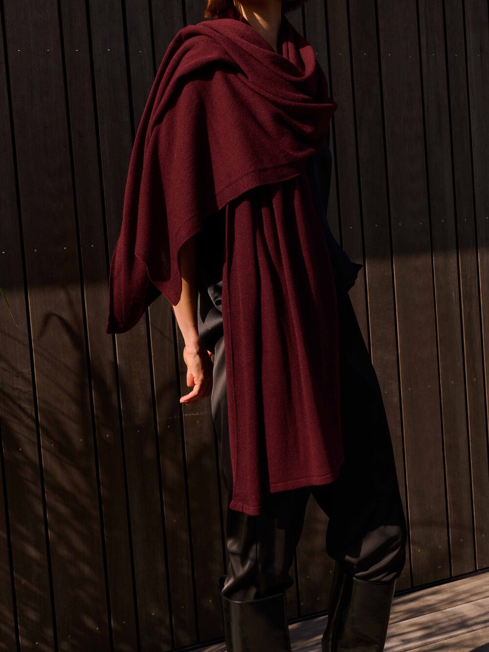 C.O.S.Y by SjaalMania Sjaal Cosy Chic Dark Burgundy