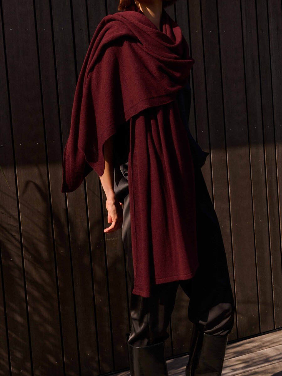 C.O.S.Y Schal Cosy Chic Dark Burgundy