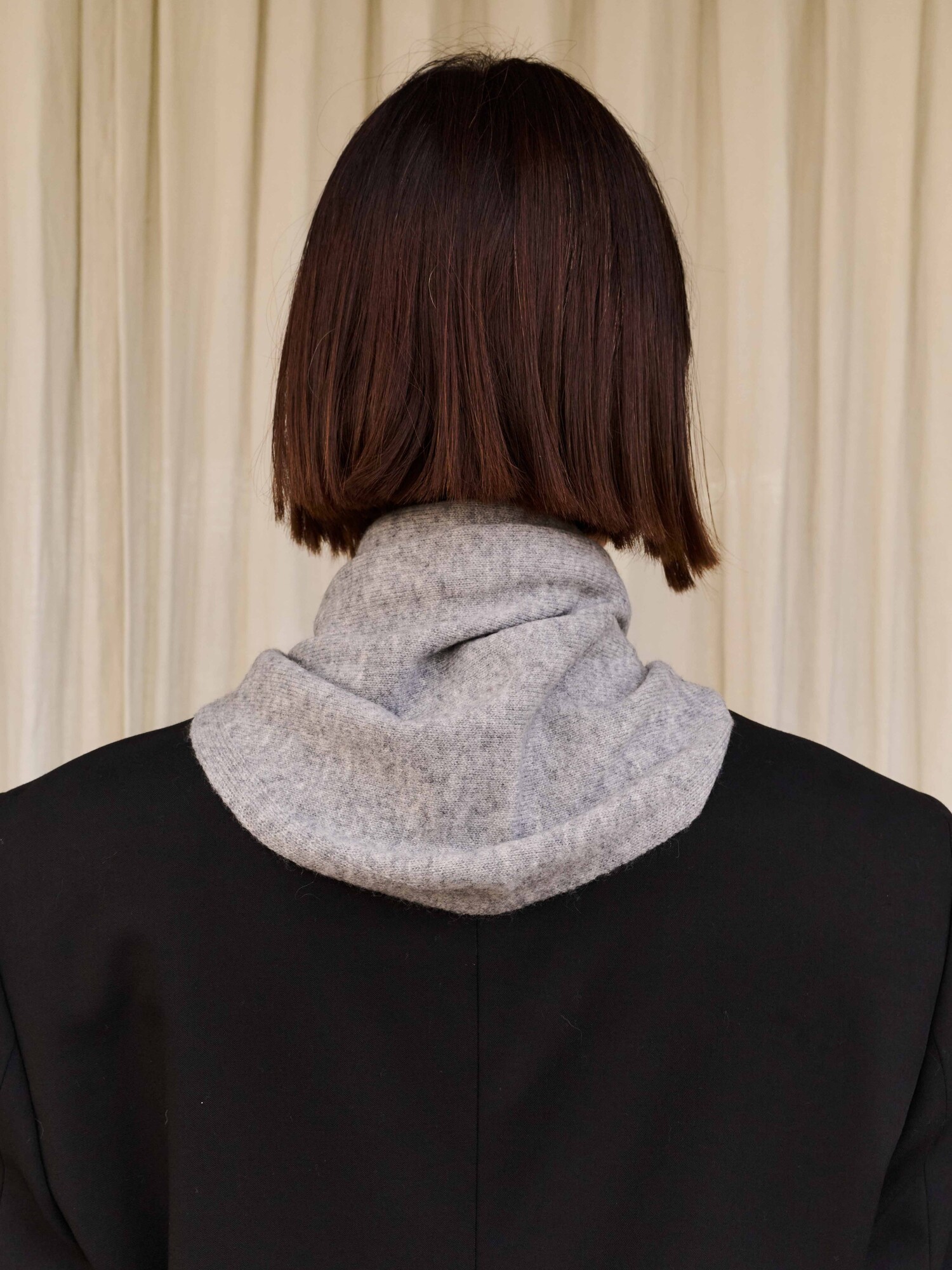 Sjaal Cosy Triangle Small Medium Grey