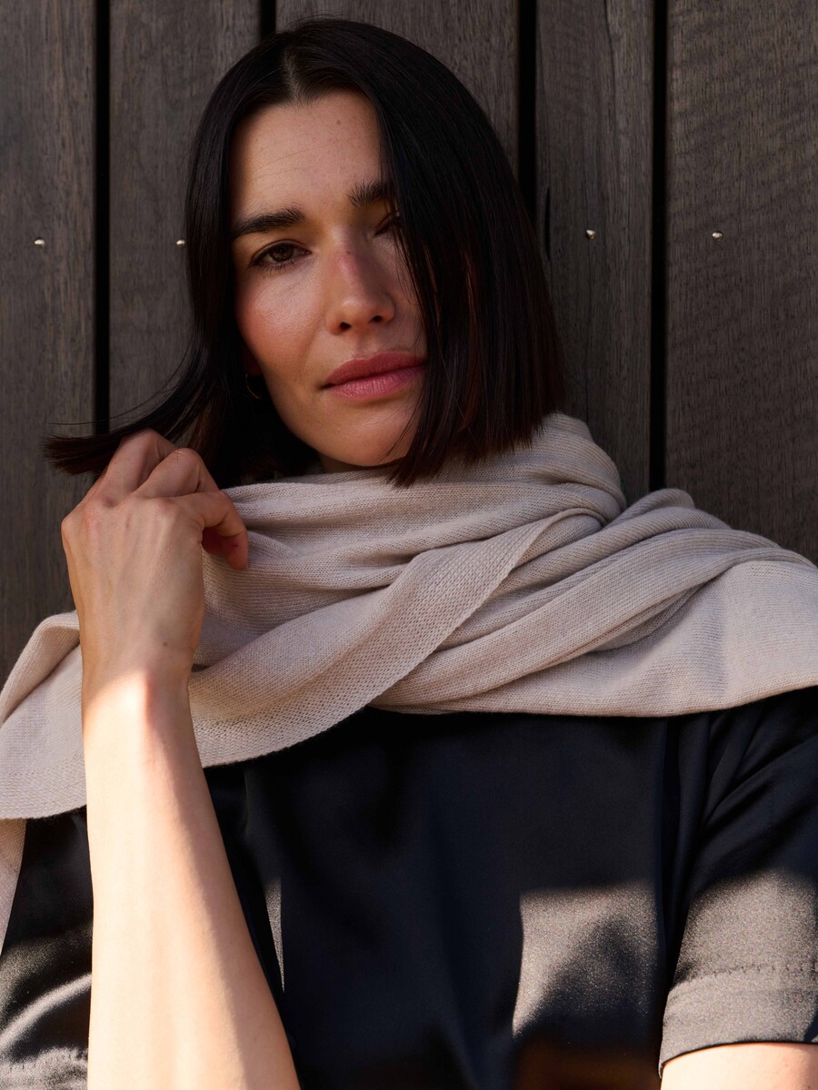 C.O.S.Y by SjaalMania Sjaal Cosy Chic Light Sand