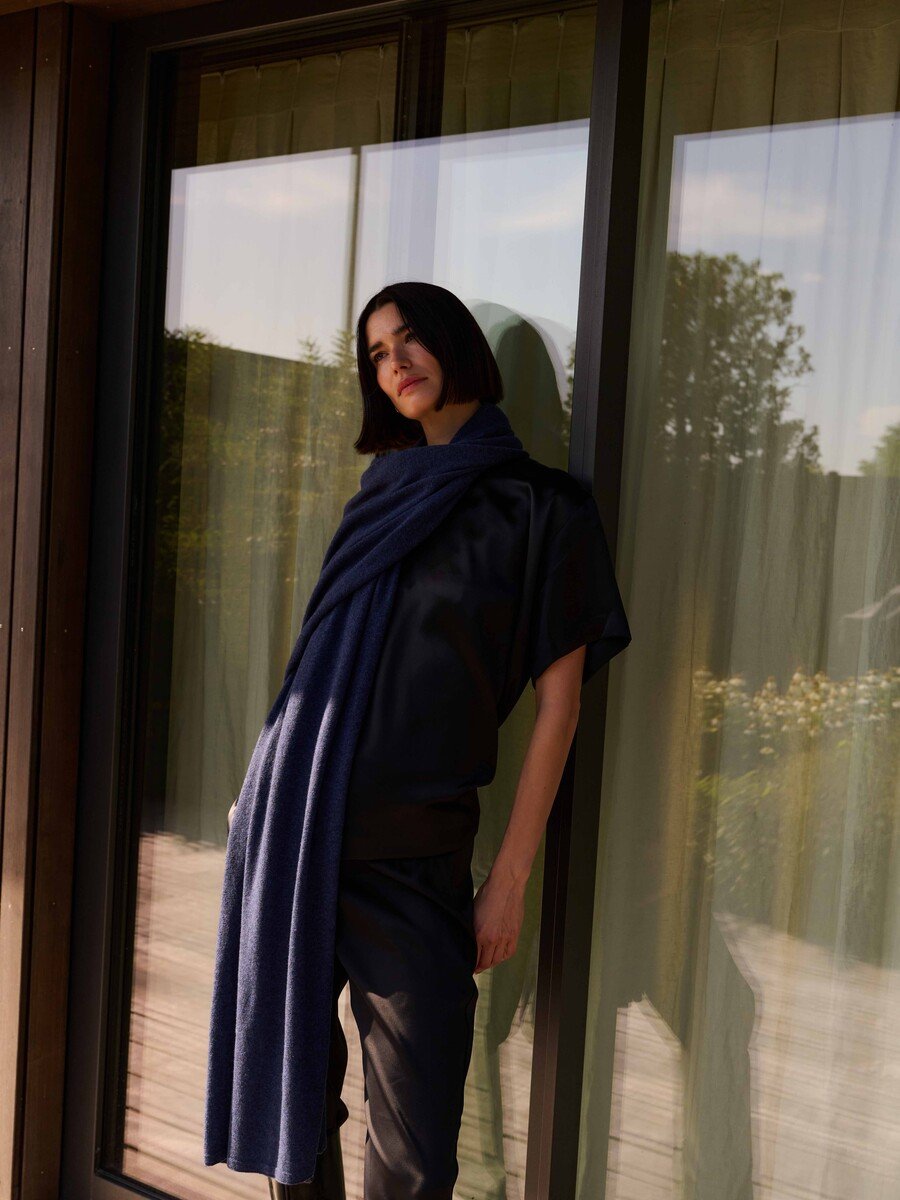 C.O.S.Y by SjaalMania Schal Cosy Chic Denim Melee