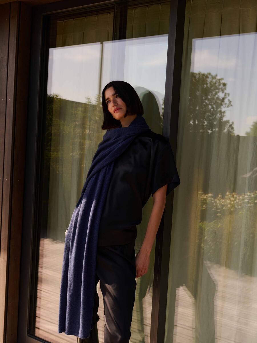 C.O.S.Y by SjaalMania Sjaal Cosy Chic Denim Melee