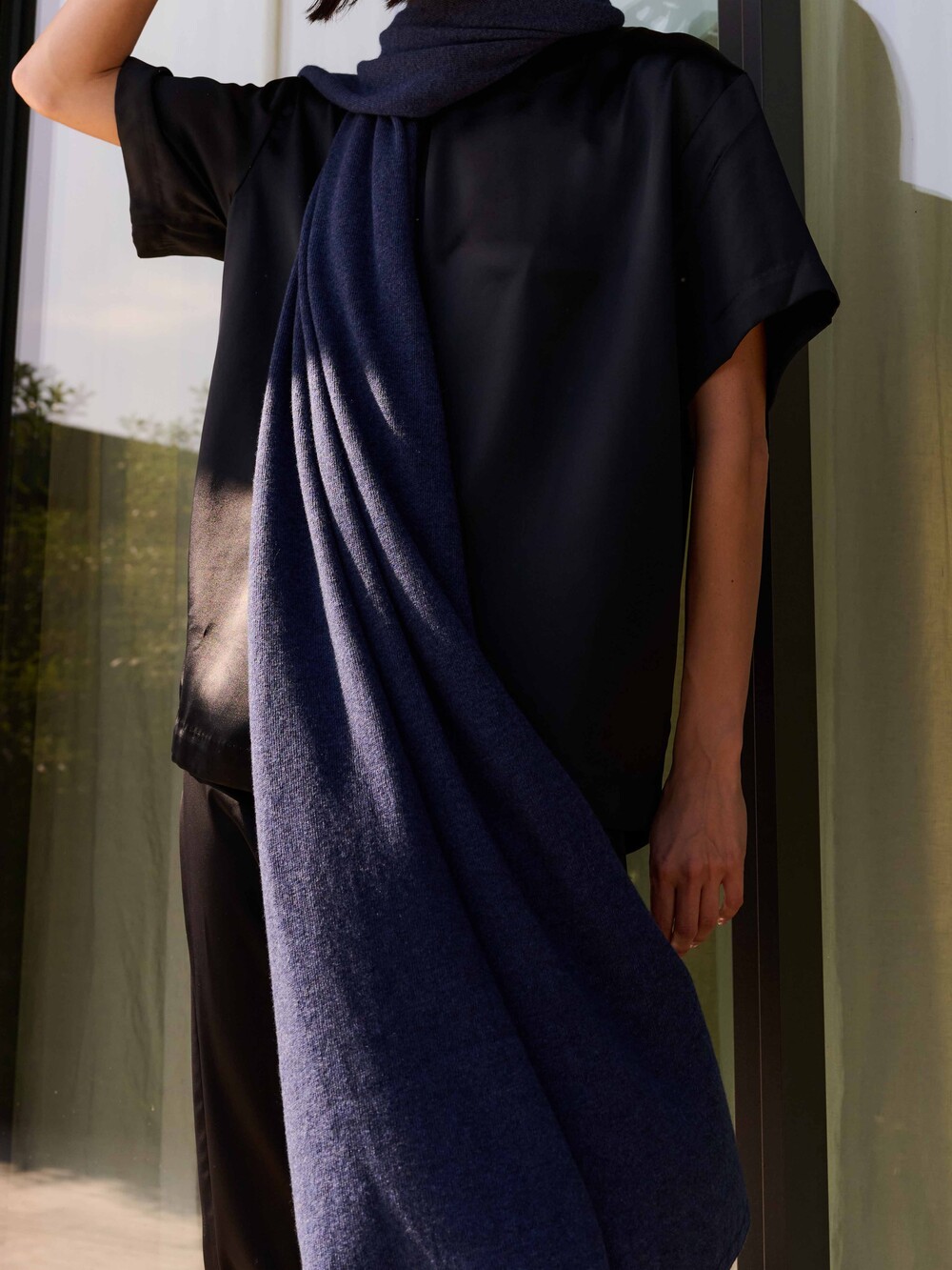 C.O.S.Y by SjaalMania Sjaal Cosy Chic Denim Melee