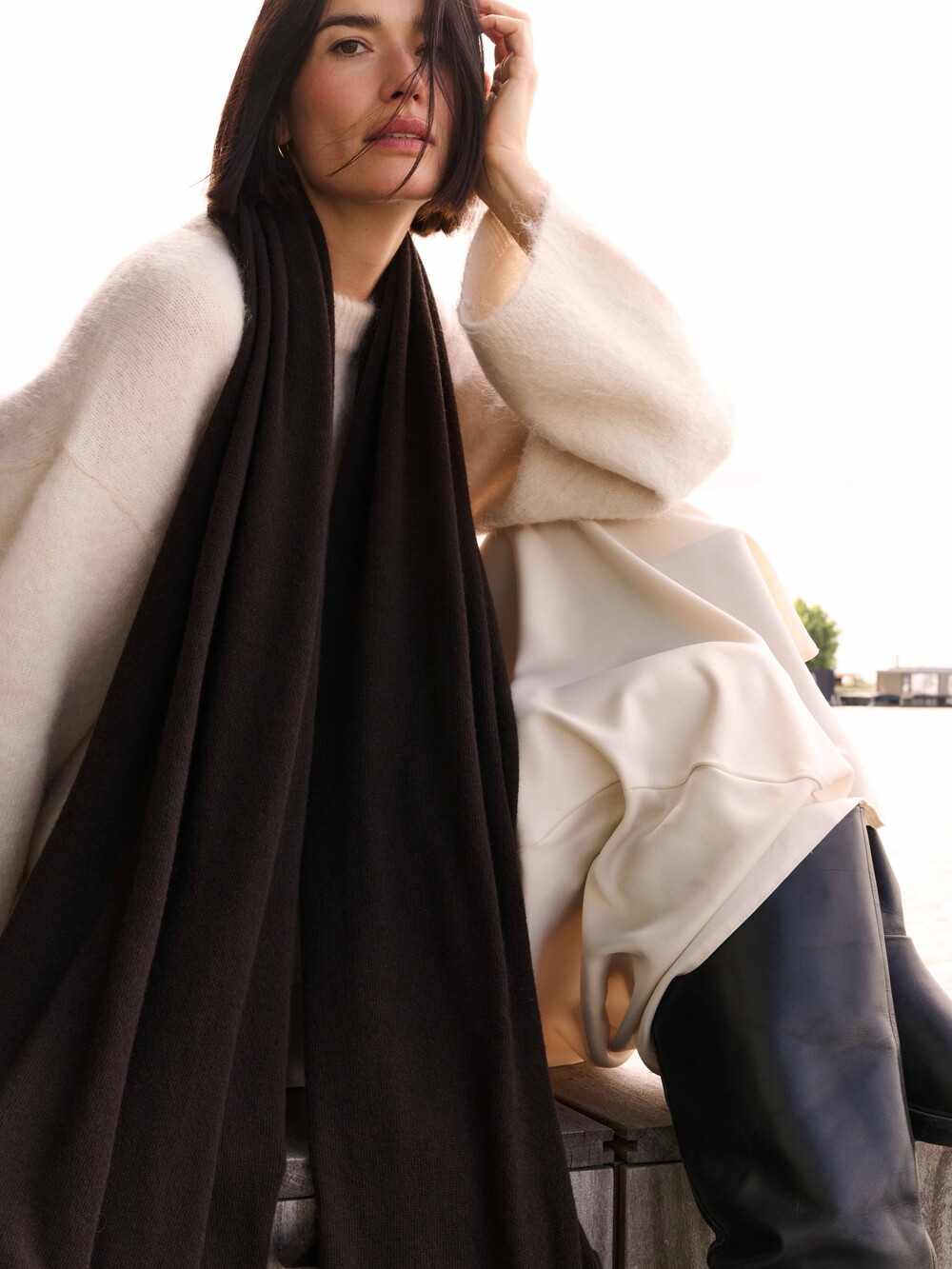 Travel Wrap Cosy Chic Dark Brown