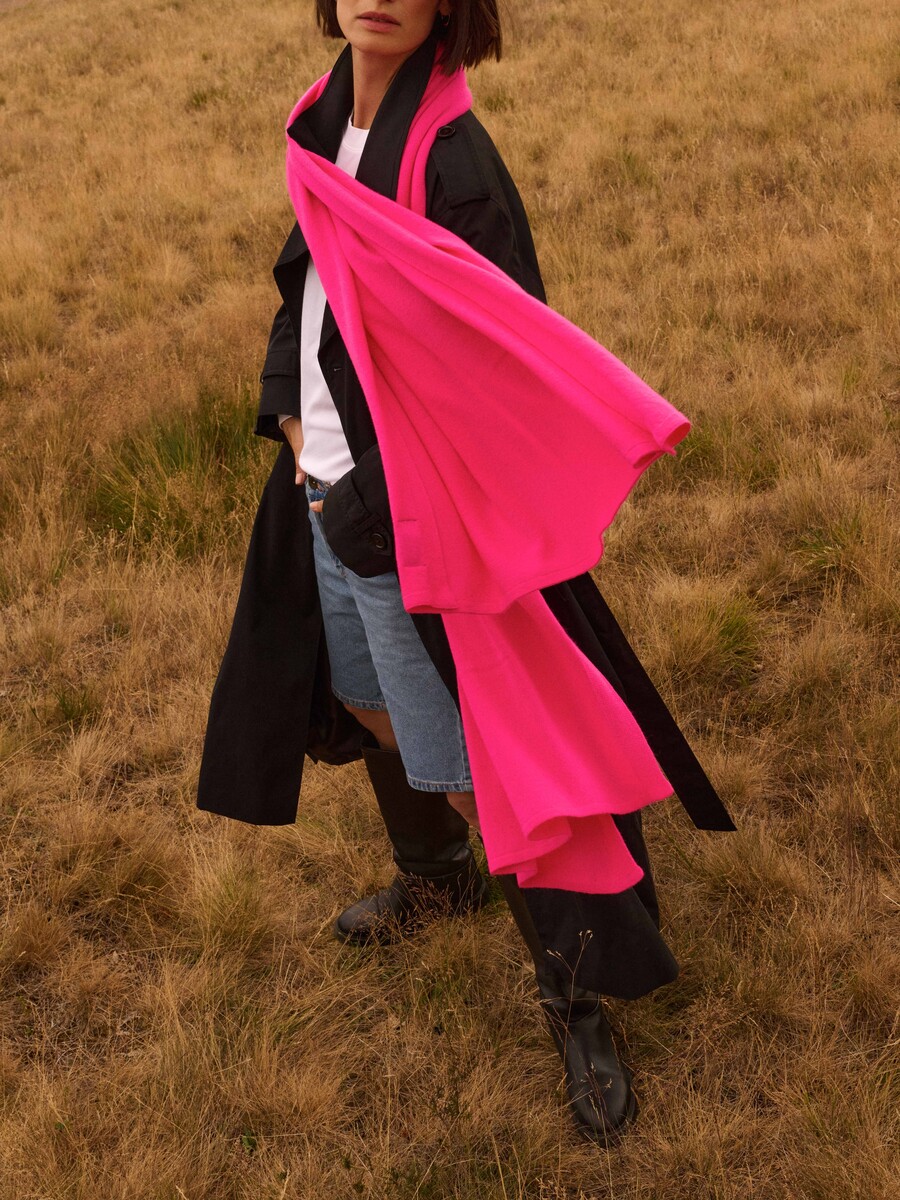 C.O.S.Y Sjaal Cosy Chic Neon Pink