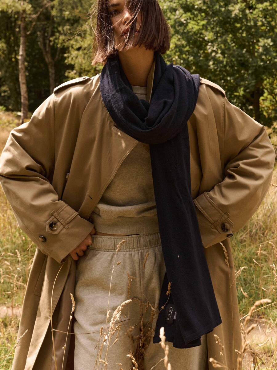 C.O.S.Y by SjaalMania Sjaal Cosy Chic Navy Blue