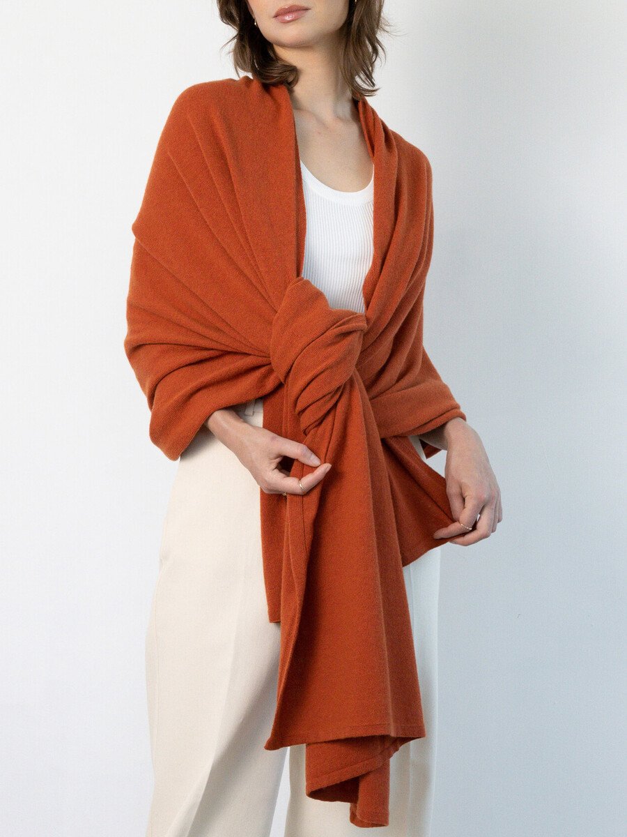 C.O.S.Y by SjaalMania Travel Wrap Cosy Chic Brique