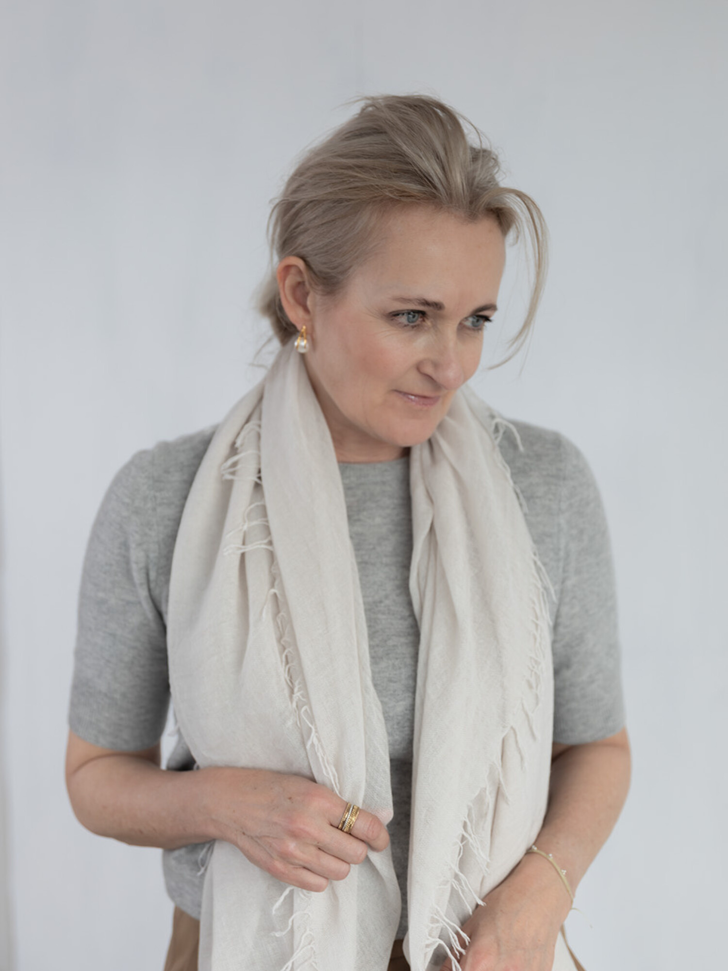 C.O.S.Y by SjaalMania Sjaal Cosy Cashmy Birch