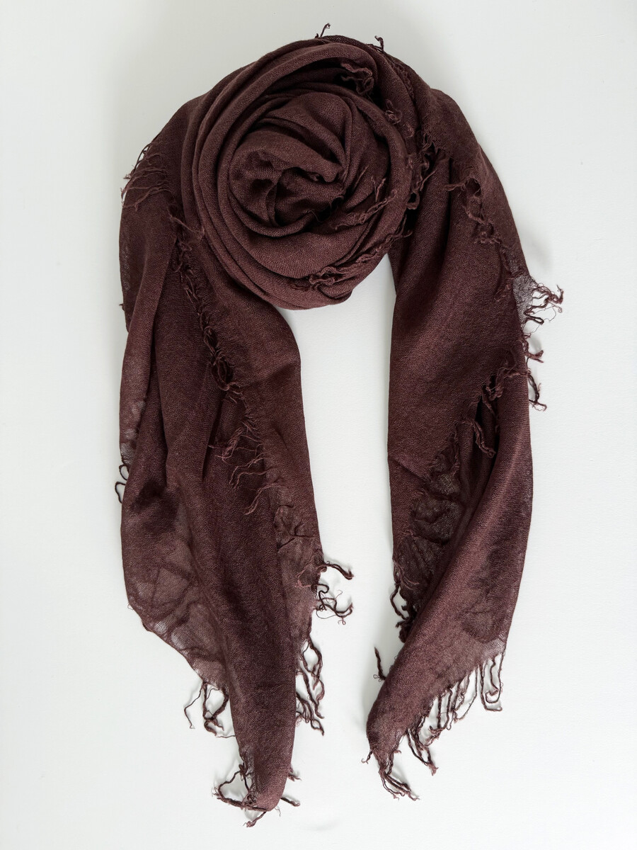 Scarf Cosy Cashmy Bitter Chocolate