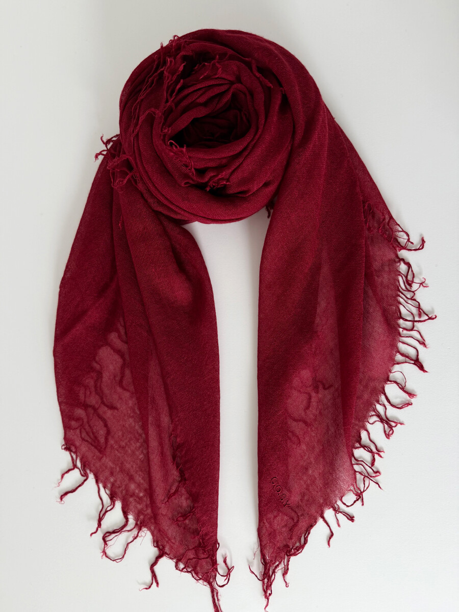 C.O.S.Y by SjaalMania Sjaal Cosy Cashmy Rhubarb