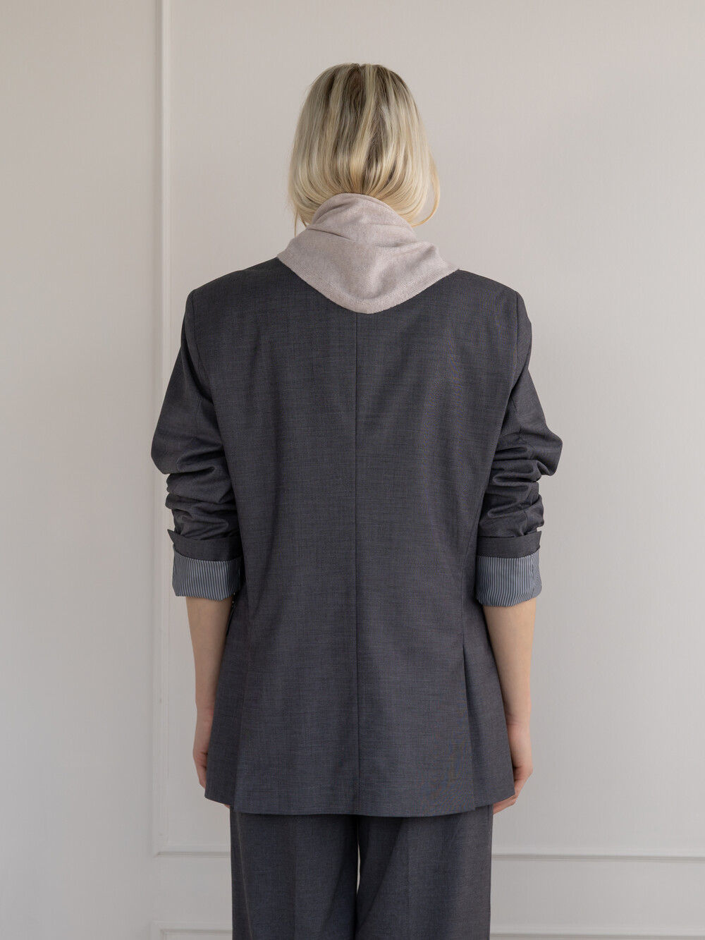 Scarf Cosy Triangle Oatmeal