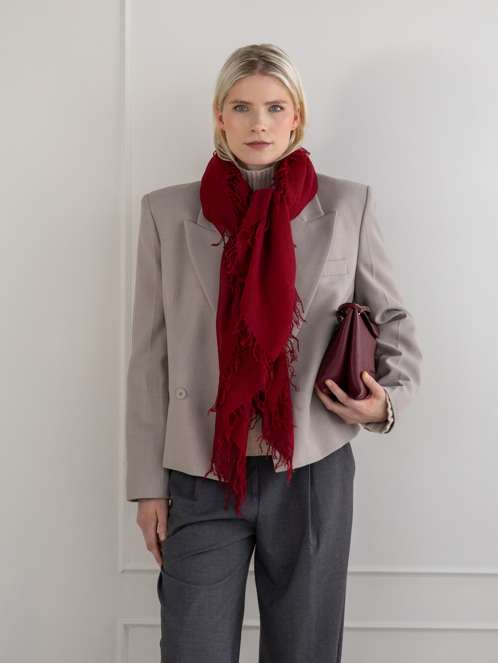 Scarf Cosy Cashmy Rhubarb