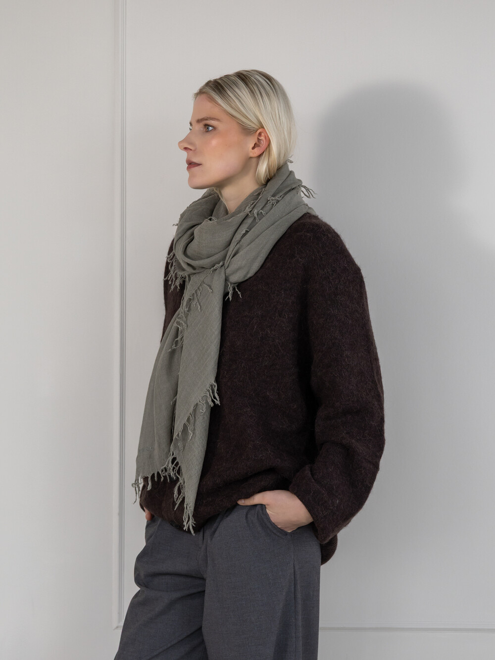 C.O.S.Y by SjaalMania Schal Cosy Cashmy Seagrass