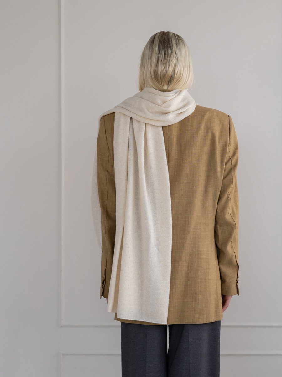 C.O.S.Y Schal Cosy 100% Cashmere Beige Melee