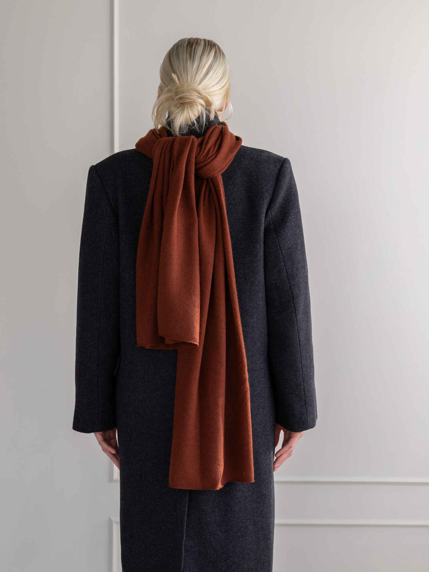 Schal Cosy 100% Kaschmir Chocolate