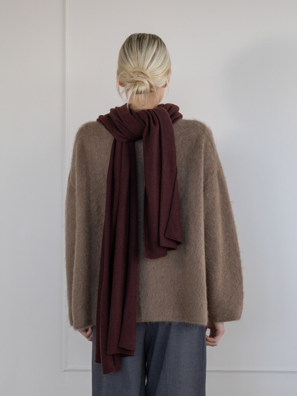 C.O.S.Y Sjaal Cosy 100% Cashmere  Red Soil