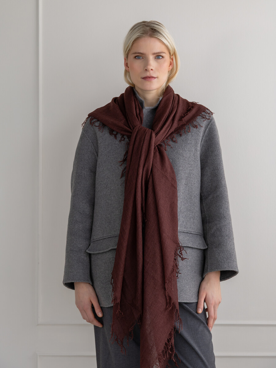 C.O.S.Y by SjaalMania Scarf Cosy Cashmy Bitter Chocolate
